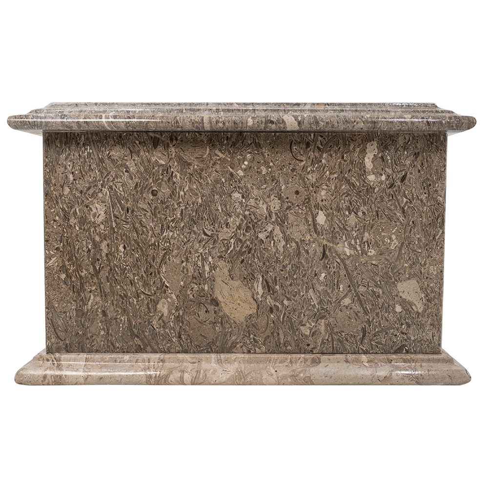 Rectangular Oceanic Marble Urn – Handmade Memorial Tribute